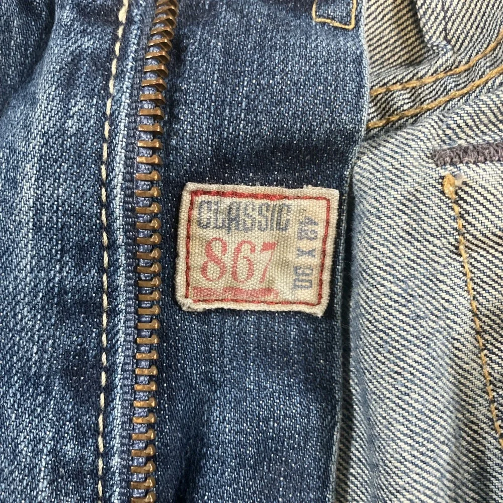 Vintage Polo Ralph Lauren Denim Jeans Mens 42x30 Medium Wash Y2K